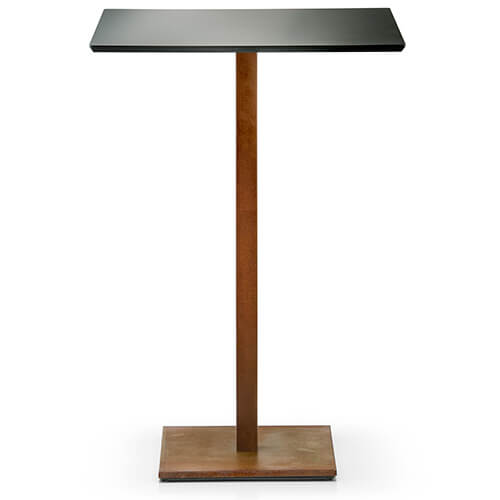Pie alto para mesa cuadrada