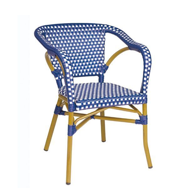 Silla en ratán sintético para terrazas de hostelería