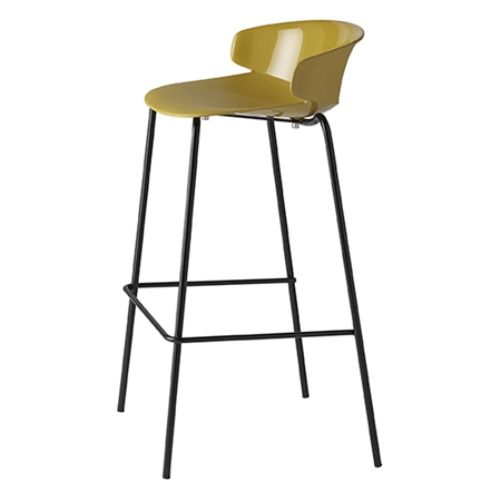 El taburete CLASSY TB para barra de hostelería y mesas altas tiene un diseño original y una personalidad que le diferencia de los taburetes convencionales. Se puede combinar gran variedad de acabados de estructura con los diferentes colores de la monocarcasa de polipropileno