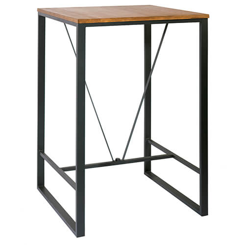 La mesa alta COUNTER Q MSA  se caracteriza por su estilo industrial donde se mezcla la madera y el acero. La colección COUNTER de mesas encajan perfectamente en ambientes contemporáneos
