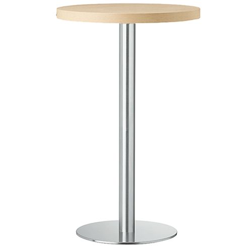 El pie de mesa central INOX R45 PMA está fabricado con una base 45 cm de diámetro en hierro fundido. La columna en forma cónica y de 110 cm de altura está fabrica en acero inoxidable satinado