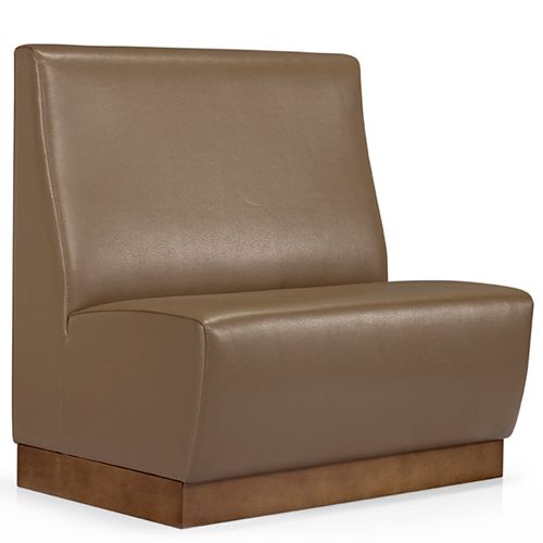 Sillón JAZZ de banco corrido de restaurante. Un asiento doble tapizado en polipiel que puede combinarse con el resto de unidades de la colección