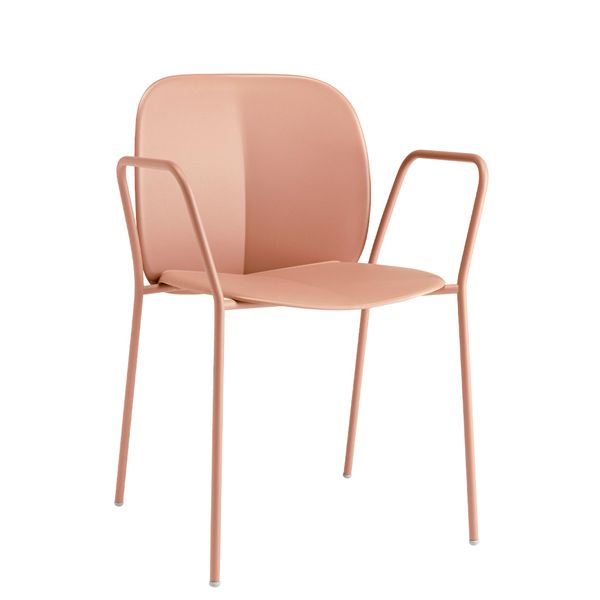 Sillón exterior ecológica con carcasa en tecnopolímero