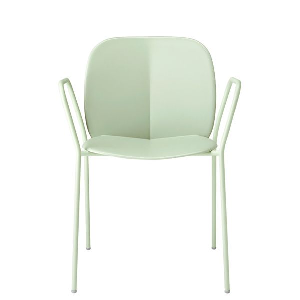 Sillón exterior ecológica con carcasa en tecnopolímero