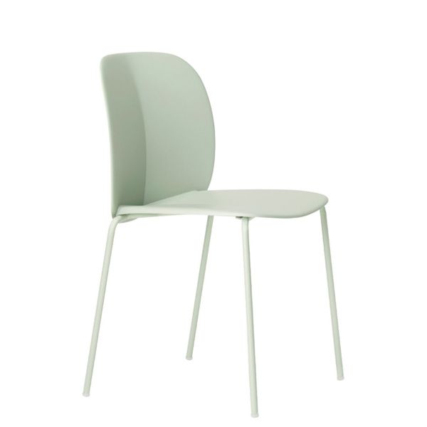 Silla exterior ecológica con carcasa en tecnopolímero