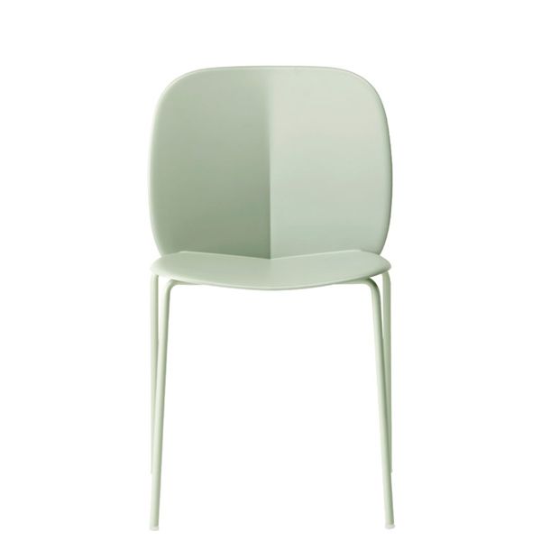 Silla exterior ecológica con carcasa en tecnopolímero