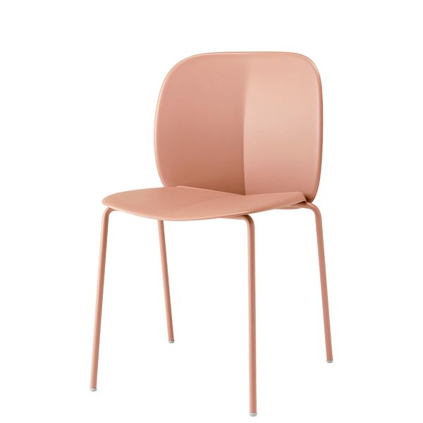 Silla exterior ecológica con carcasa en tecnopolímero