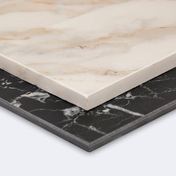 Sobre de mesa en Neolith para hostelería y restaurantes en acabados de piedra y mármol. La elegancia de la piedra sinterizada para mesas de hostelería.