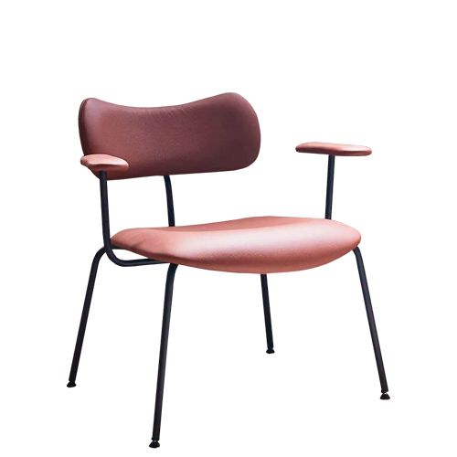 Butaca con estructura en tubo de acero de alta resistencia Ø16mm lacado con asiento