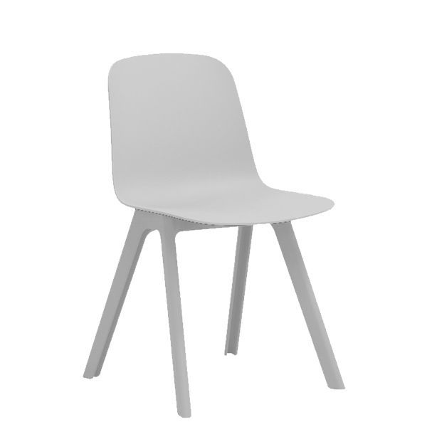 Silla moderna en plástico para hostelería, de estilo moderno o minimalista. Silla original para restaurantes y terrazas de hostelería.