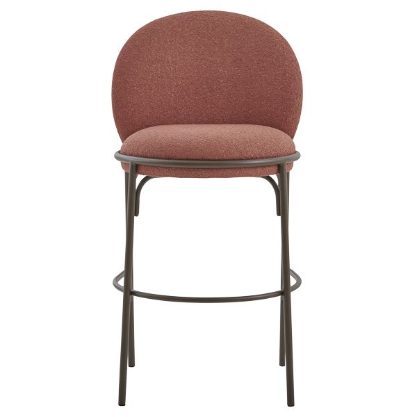 con asiento tapizado en tela a elegir.