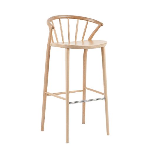 La colección SUDOKU se caracteriza por su forma original y su diseño minimalista. Todos los productos de la colección: sillas y taburetes combinan la madera maciza de haya (presente en la estructura) y la madera contrachapada (presente en el respaldo y el asiento). El taburete de esta colección encaja perfectamente con ambientes elegantes