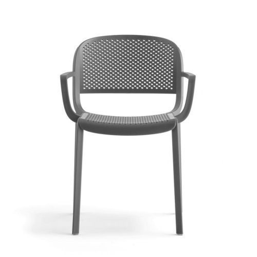 Silla apilable Dome de Pedrali para terrazas de hostelería
