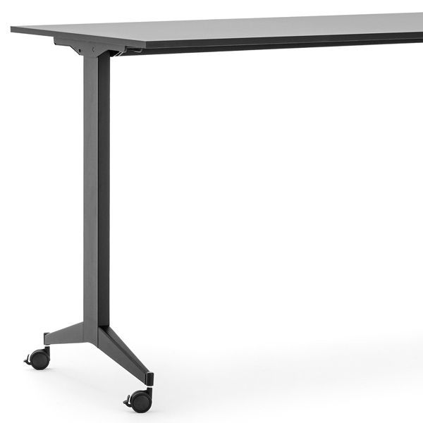 Mesa alta abatible estructura en acero lacado con tablero en diferentes acabados y medidas.