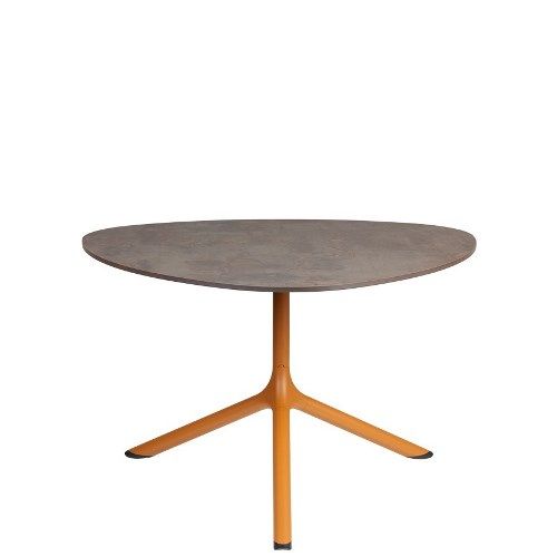 Base de mesa fija para hostelería en aluminio y acero