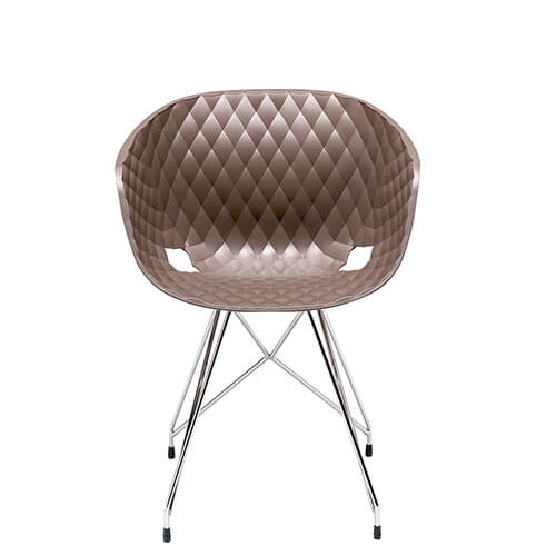 Sillón UNIKA SBE moderno en plástico y metal