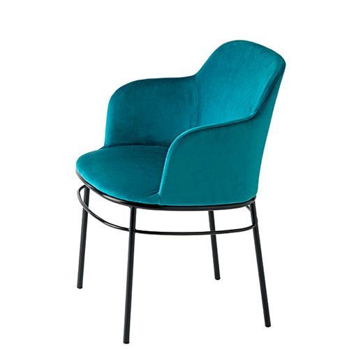 Sillón estructura en acero lacado en color a elegir