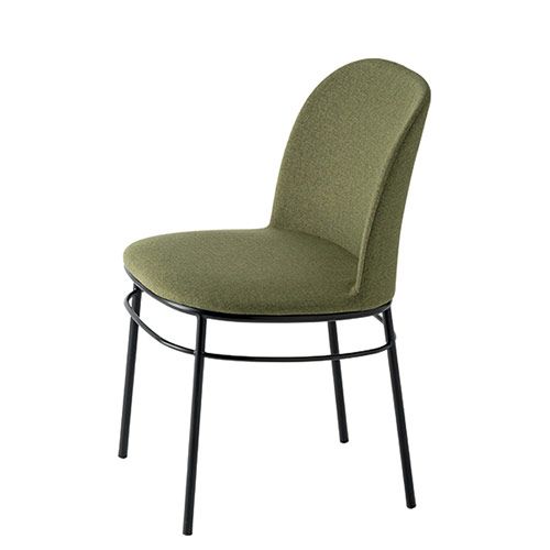 Silla estructura en acero lacado en color a elegir