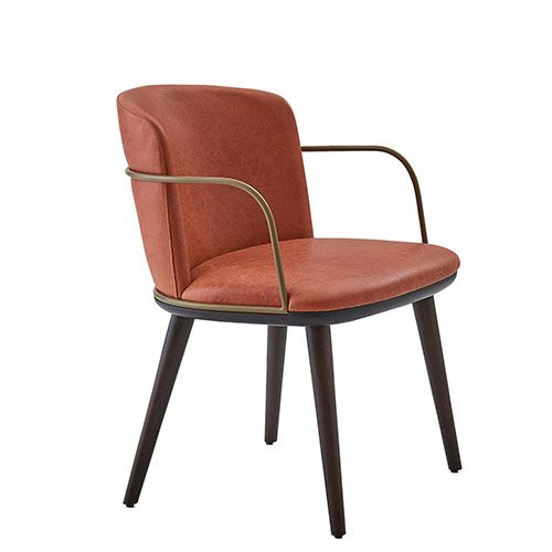 Silla estructura en madera de haya maciza teñida en color a elegir