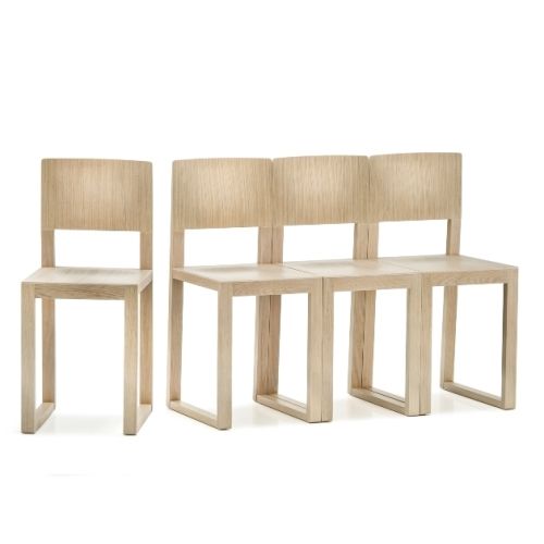 Silla Brera de Pedrali de madera y minimalista
