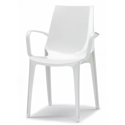 Sillón de policarbonato transparente u opaco para hostelería