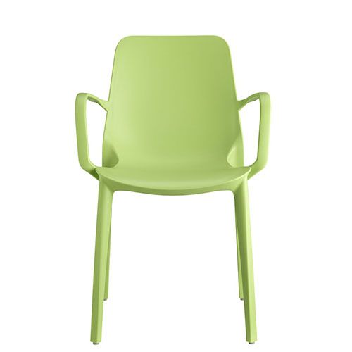 Sillón apilable de polipropileno para hostelería exterior
