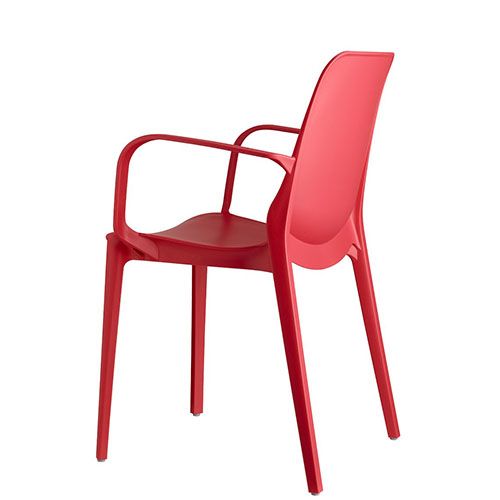 Sillón apilable de polipropileno para hostelería exterior
