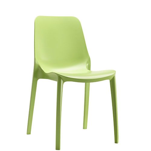 Silla apilable de polipropileno para hostelería exterior