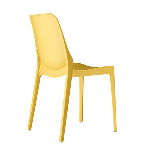 Silla apilable de polipropileno para hostelería exterior