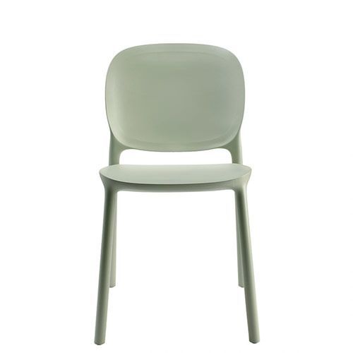 Silla apilable de polipropileno reciclado para hostelería
