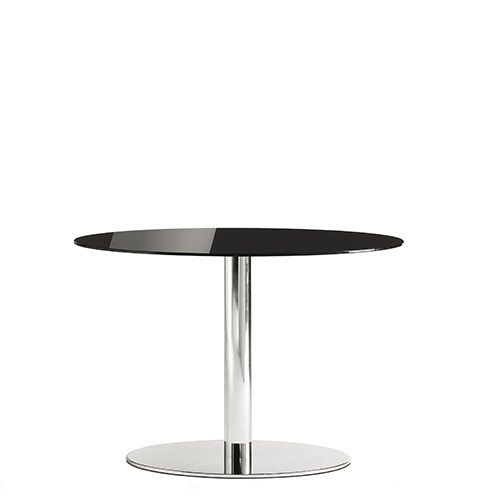 Pie de mesa bajo para hostelería y hotel. INOX R40 PMB es la estructura de una mesa auxiliar baja práctica para incluir en la esquina de una estancia