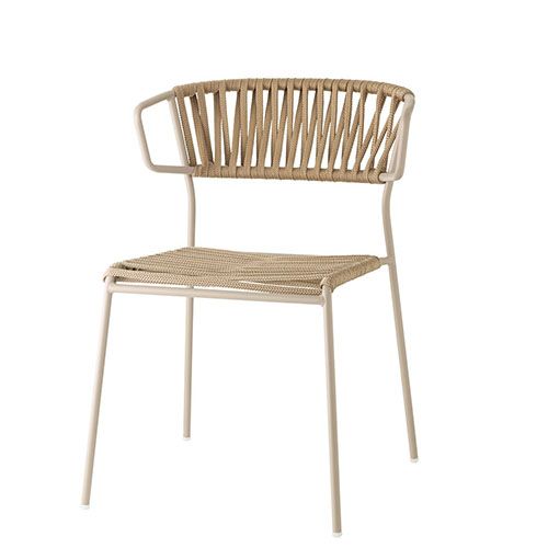 Sillón de exterior en cuerda náutica