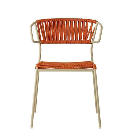 Sillón de exterior en cuerda náutica