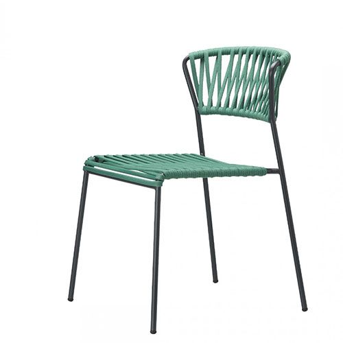 Silla de exterior en cuerda náutica