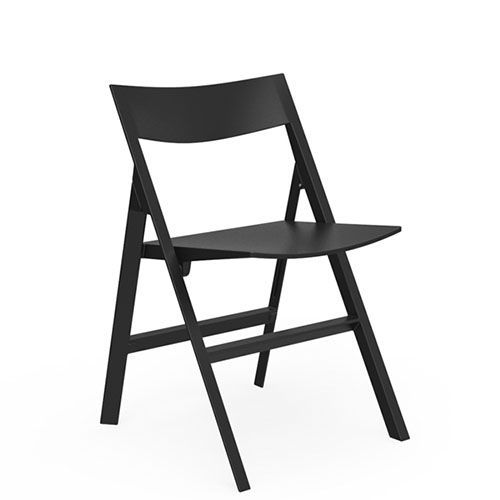 silla plegable Quartz de Vondom blanca en polipropileno para exterior