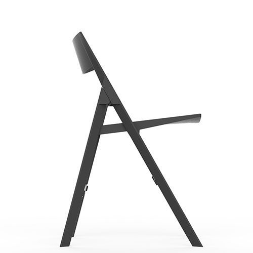 silla plegable Quartz de Vondom blanca en polipropileno para exterior
