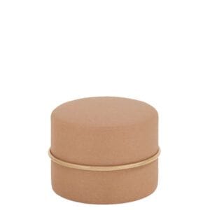 Puff tapizado moderno para cafeterías y hoteles