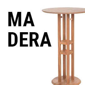 MESAS ALTAS DE MADERA
