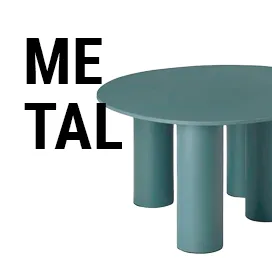 MESAS BAJAS & VELADORES DE METAL