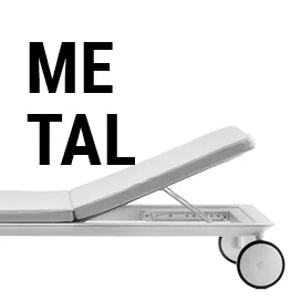 Tumbonas de metal