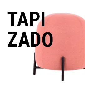 Puffs y taburetes bajos tapizados
