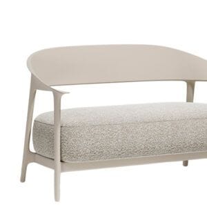 sofá Africa Vondom tapizado en tela gris