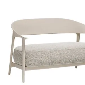 sofá Africa Vondom tapizado en tela gris