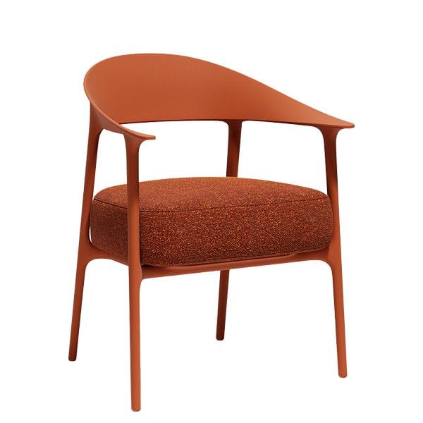 sillón Africa Vondom con asiento tapizado en polipropileno