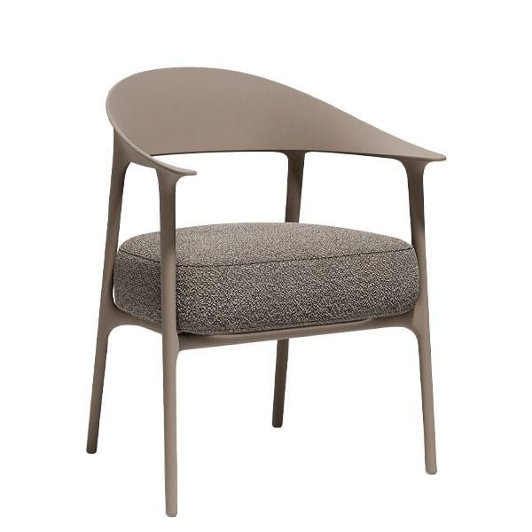 sillón Africa Vondom con asiento tapizado en polipropileno
