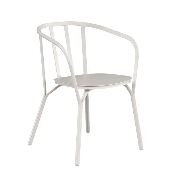 Sillón de exterior para hostelería en aluminio con cojín