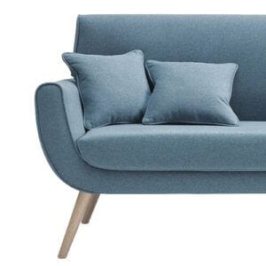 Sofá tapizado o sillón biplaza nórdico