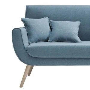 Sofá tapizado o sillón biplaza nórdico