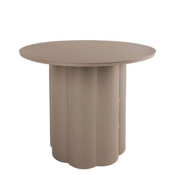 Mesa aluminio exterior resistente y elegante para espacios contract