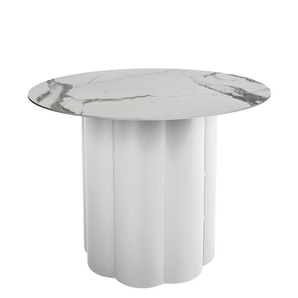 Mesa aluminio exterior resistente y elegante para espacios contract